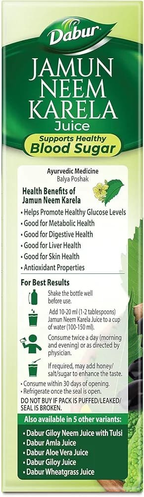 dabur jamun neem karela juice
